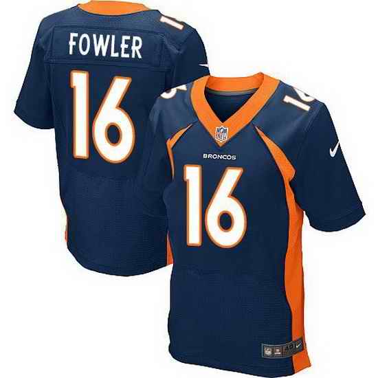 Nike Broncos #16 Bennie Fowler Navy Blue Alternate Mens Stitched NFL New Elite Jersey